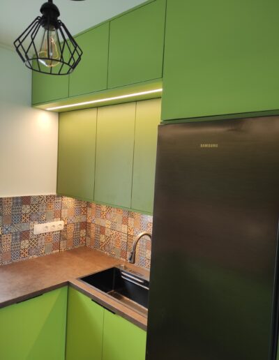 Konyhába épített Led világÍtás